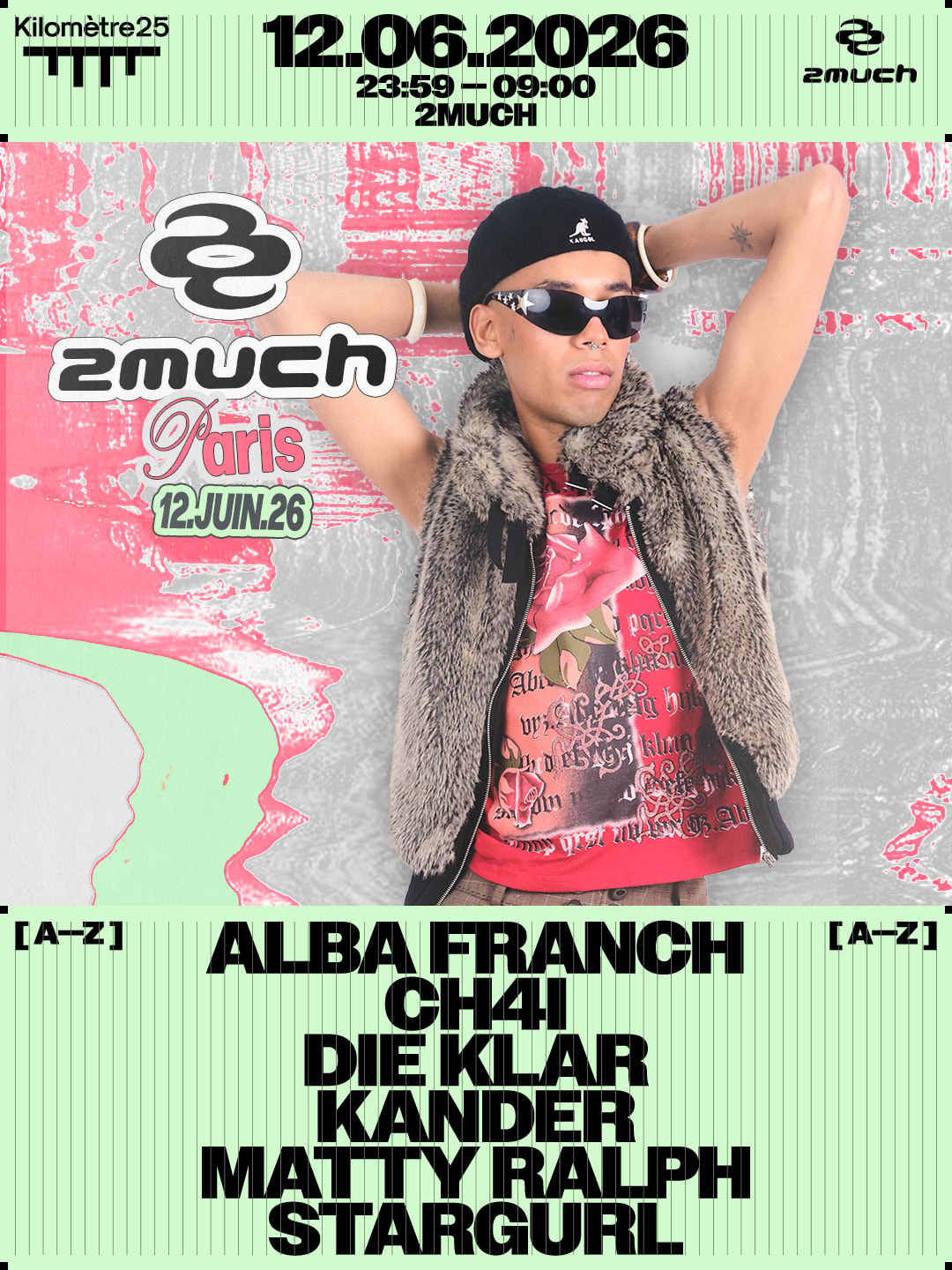 2much : Alba Franch, Matty Ralph, Kander, Die Klar, Stargurl