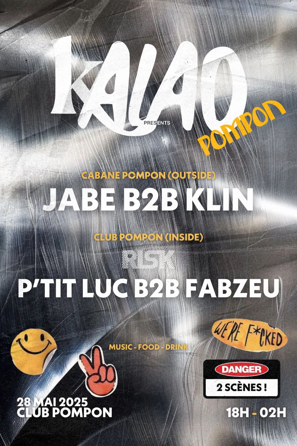 Kalao Invite Risk Crew At Pompon Dijon | 2 Scènes