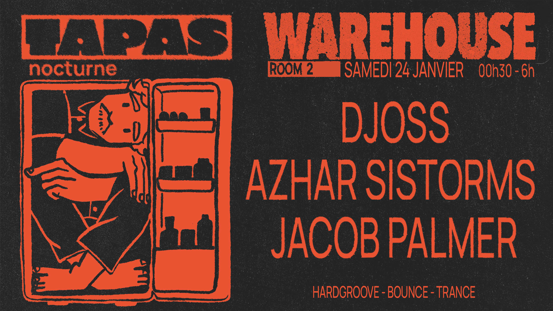Tapas Nocturne En Room 2 Du Warehouse !