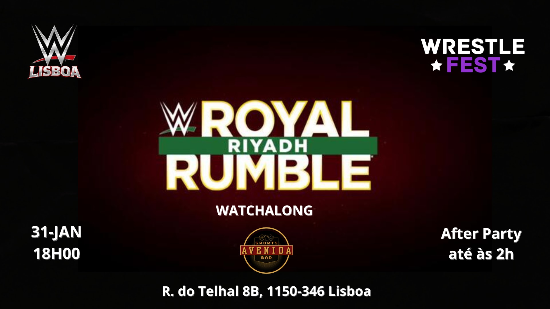 Wwe Royal Rumble Watchalong - Wwe.Lisboa & Wrestlefest Pt