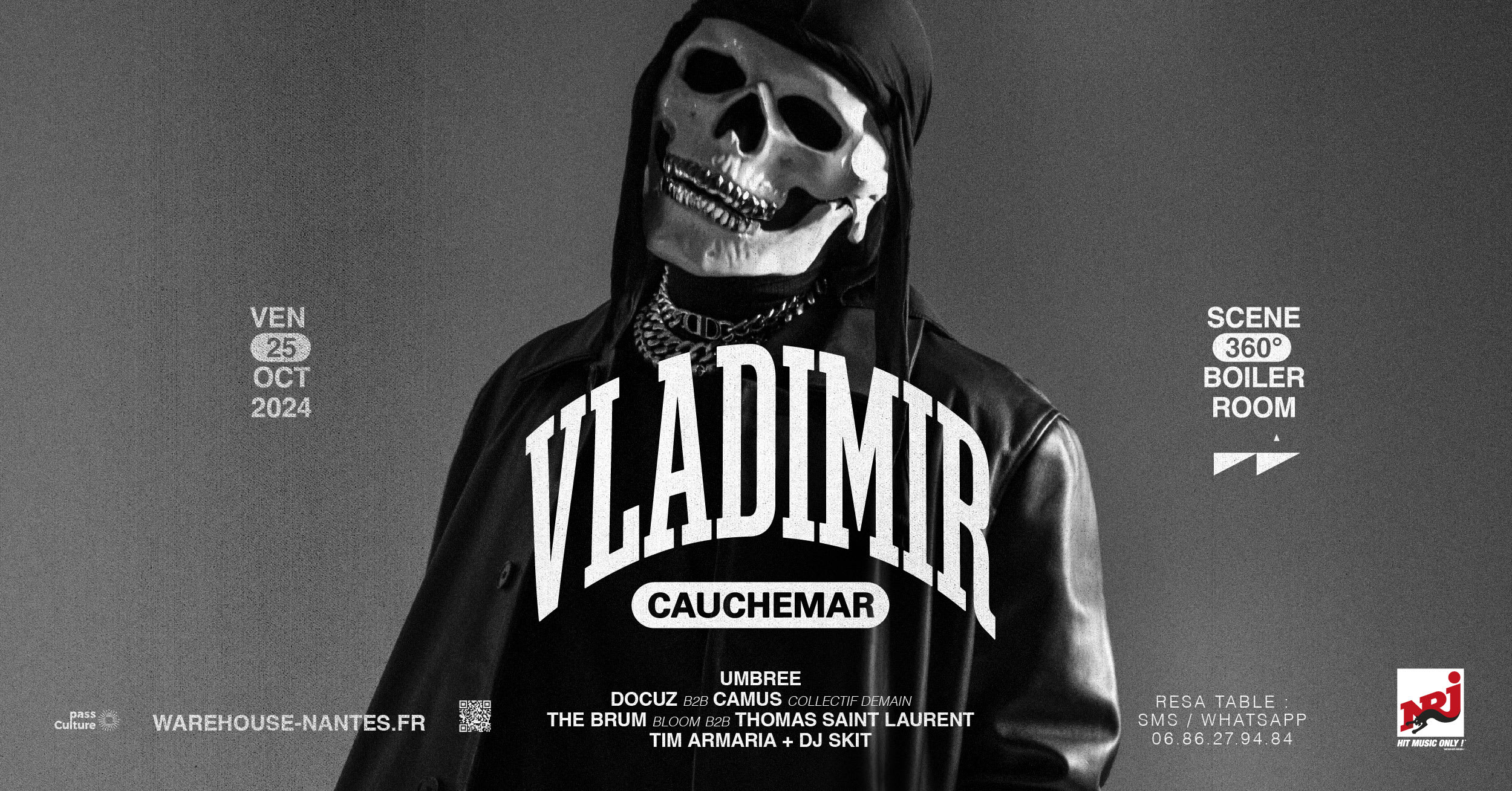 Vladimir Cauchemar - Scène 360 - Warehouse Nantes