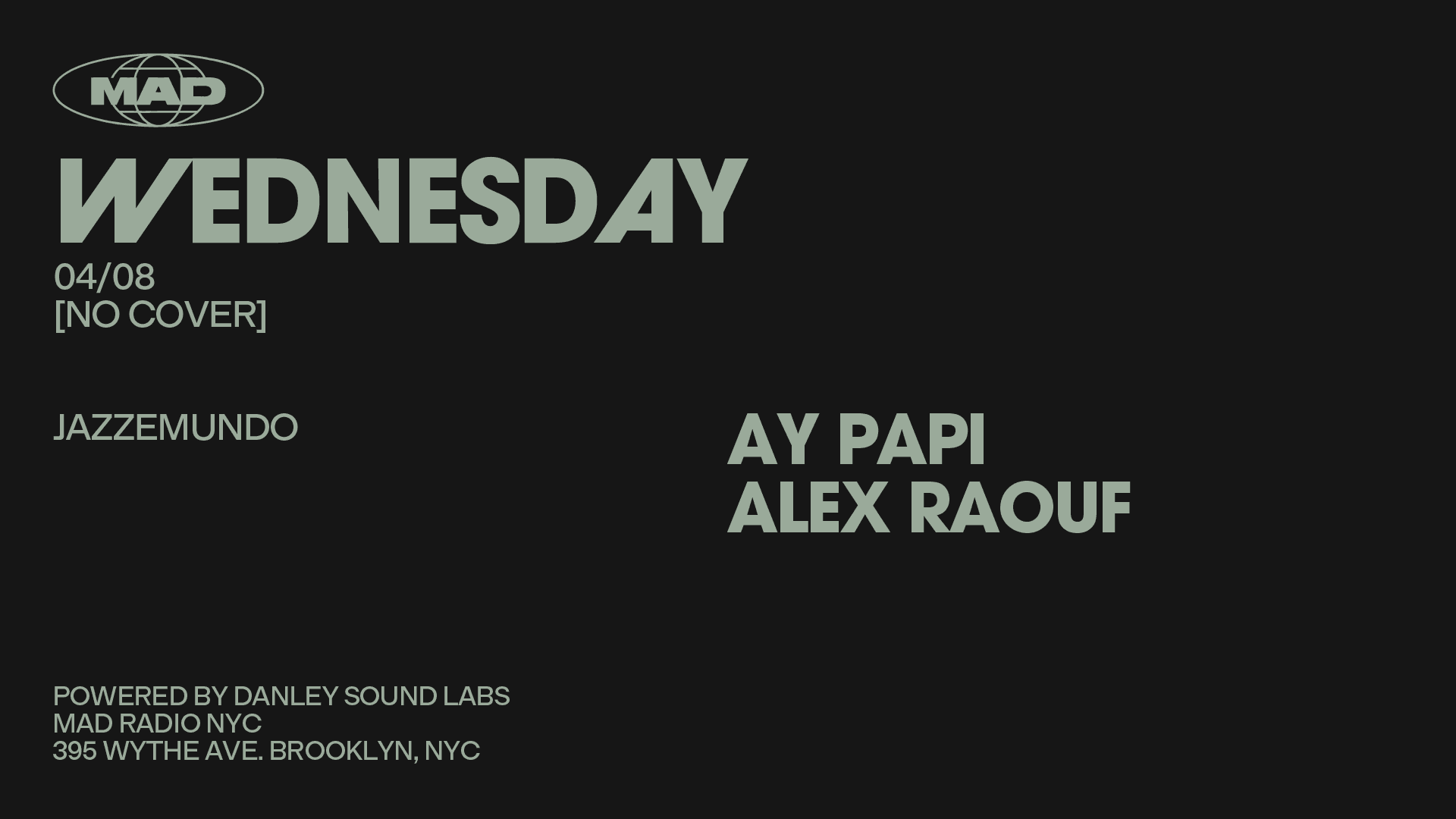 Jazzemundo: Ay Papi / Alex Raouf