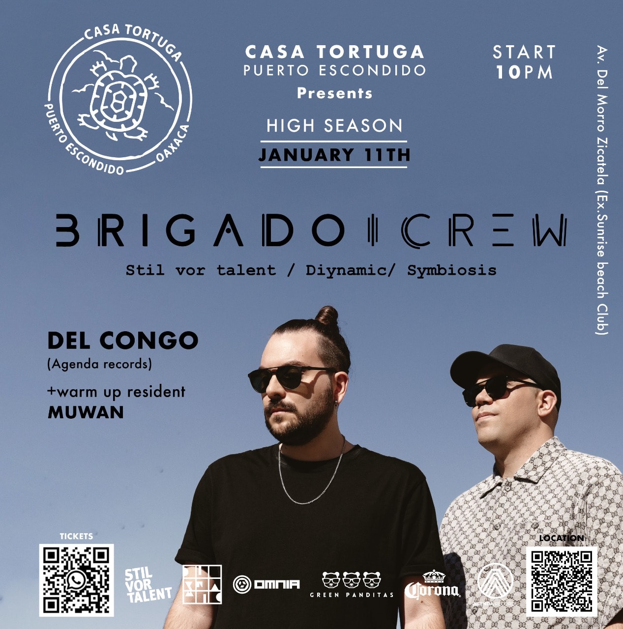 Copy Of High Season - Brigado Crew By Casa Tortuga