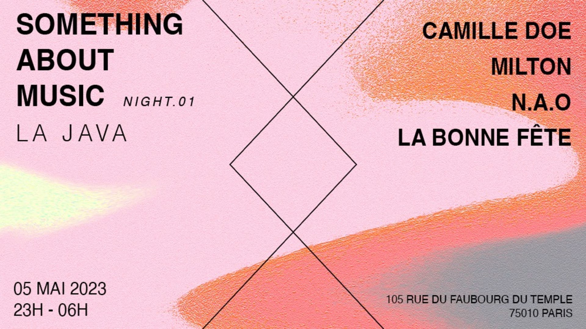 Something About Music Invite Camille Doe & La Bonne Fête