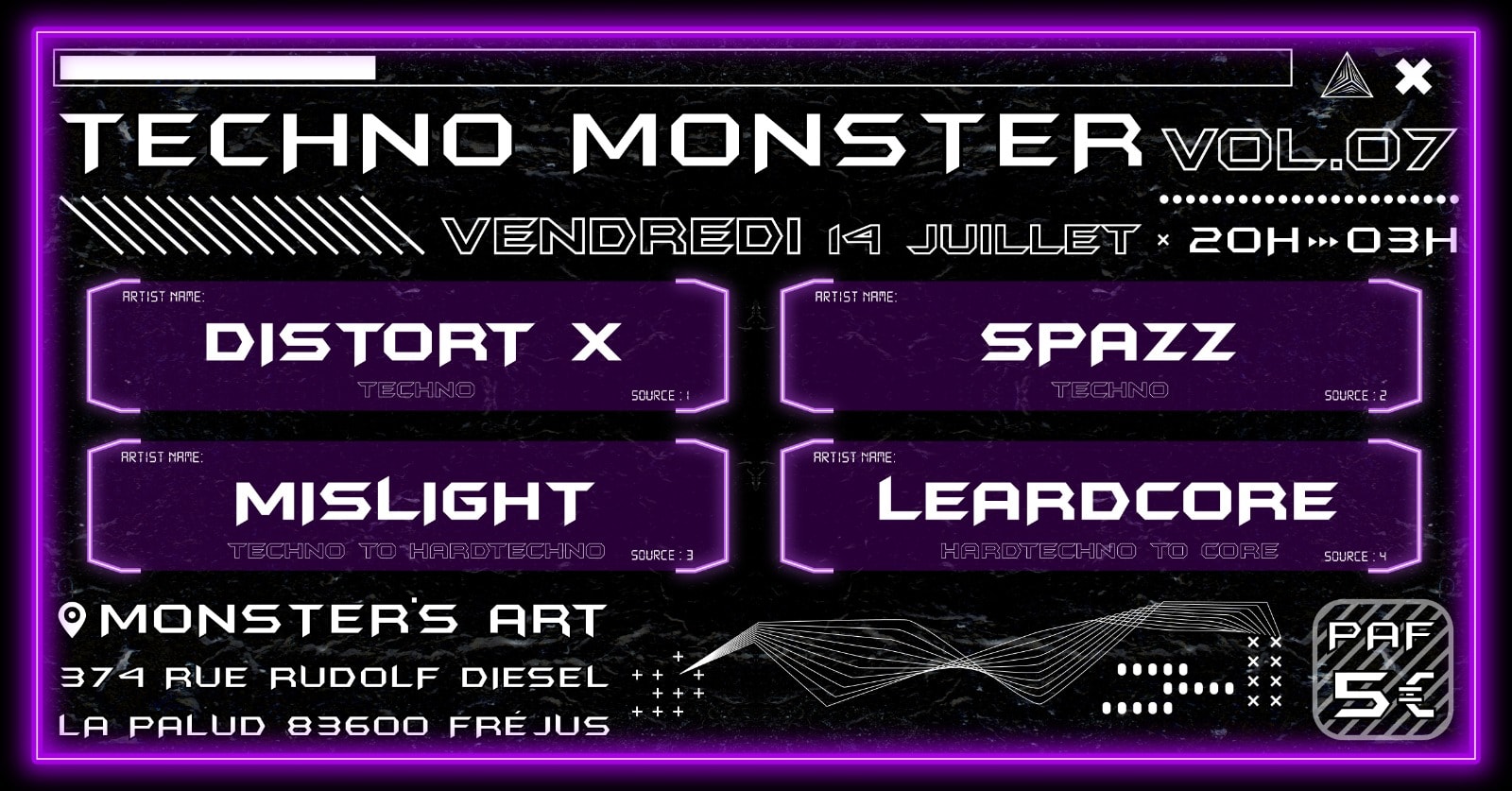 Techno Monster Vol.7 @ Monster's Art