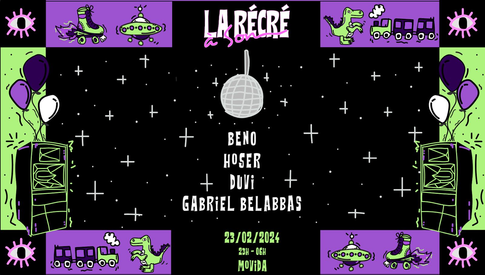 La Récré À Son : Gabriel Belabbas, Duvi, Hoser, Beno
