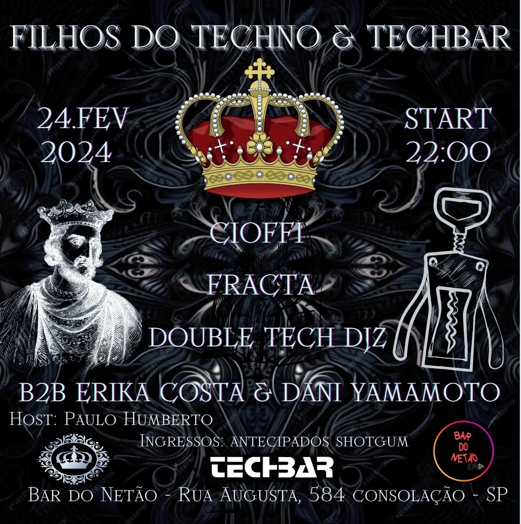 Filhos Do Techno & Techbar 1° Edição