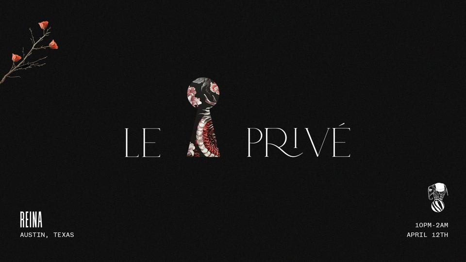 Le Privé With Cam Avery (Of Tame Impala) @ Reina