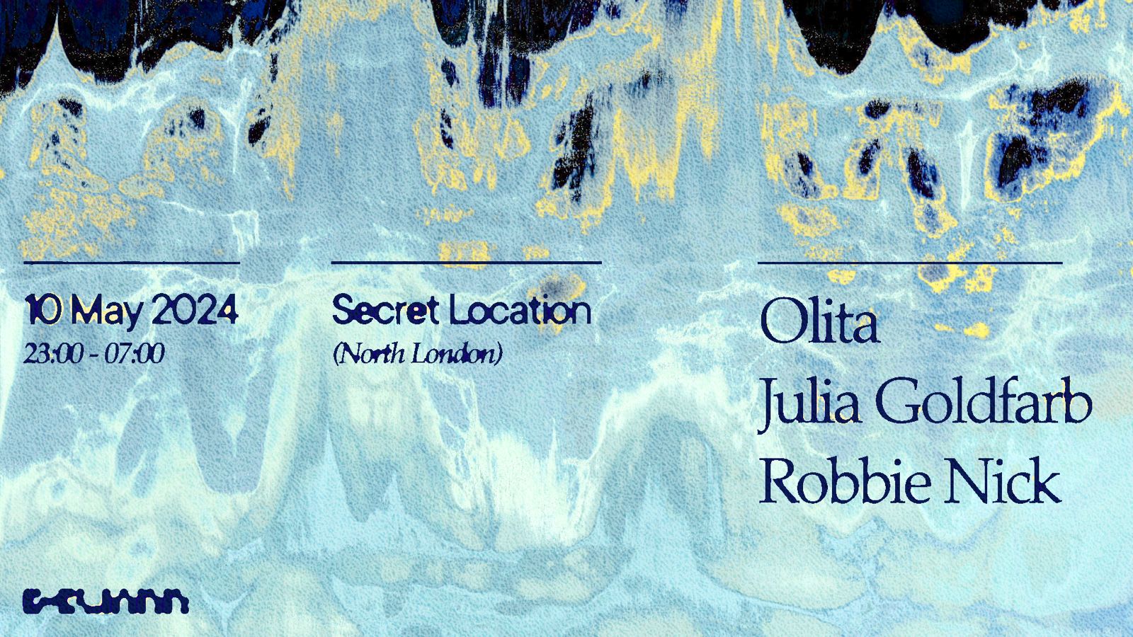 Deliann W Olita, Julia Goldfarb & Robbie Nick (11pm - 7am!!)