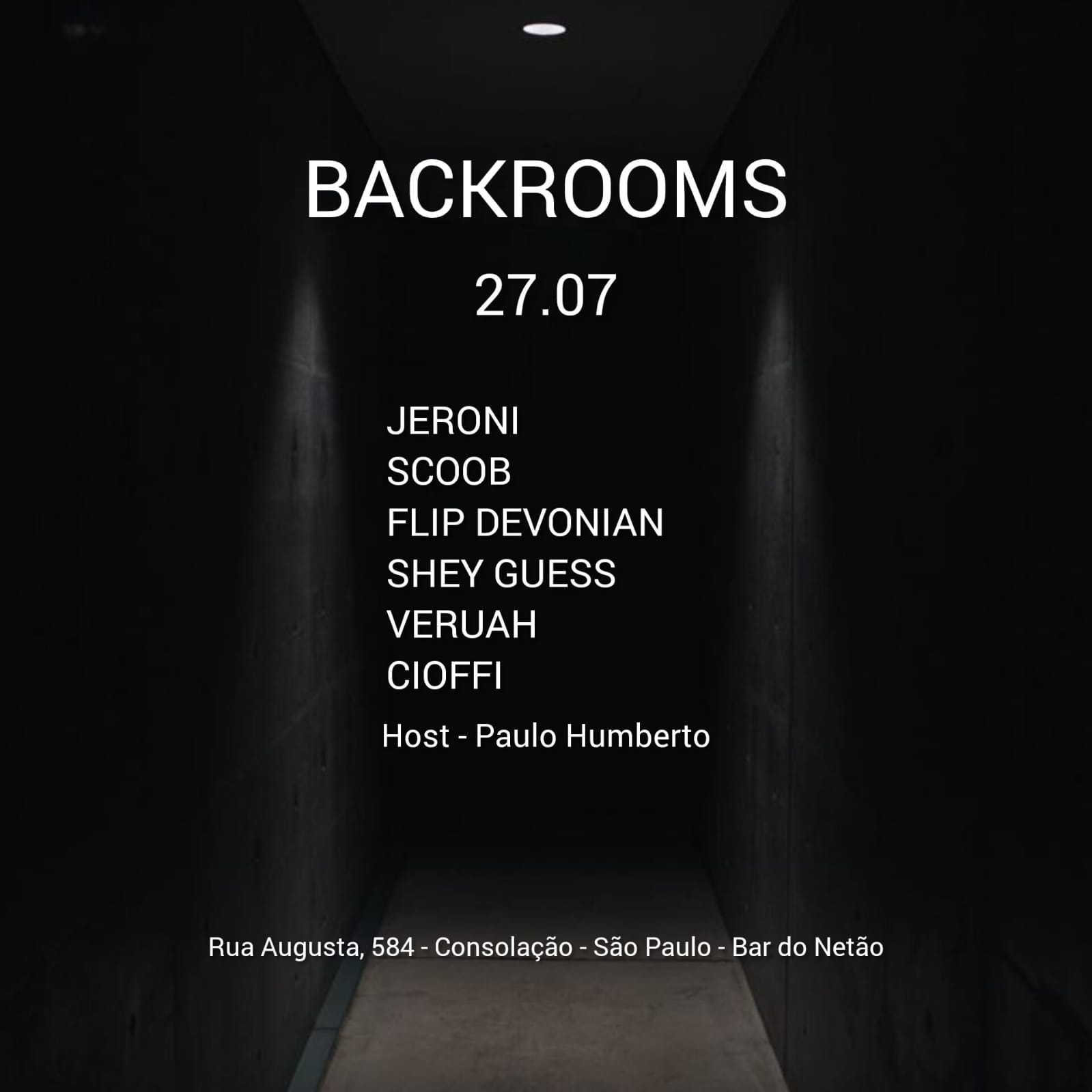 Backrooms 5° Edição