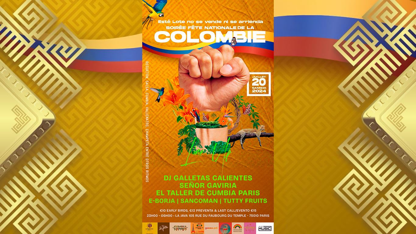 Soiree Fete Nationale De La Colombie