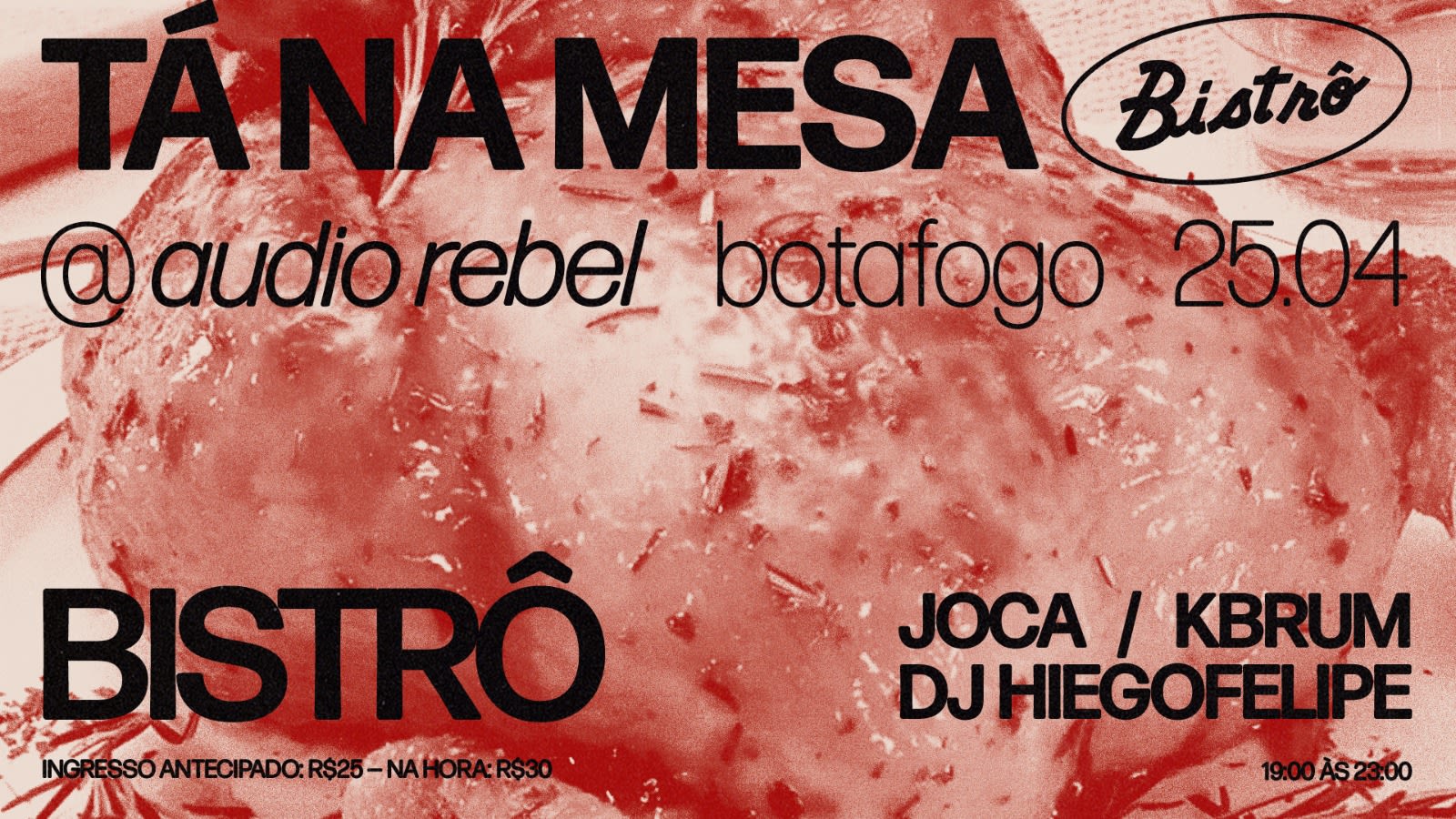 Bistrô - Tá Na Mesa Tour - Audio Rebel