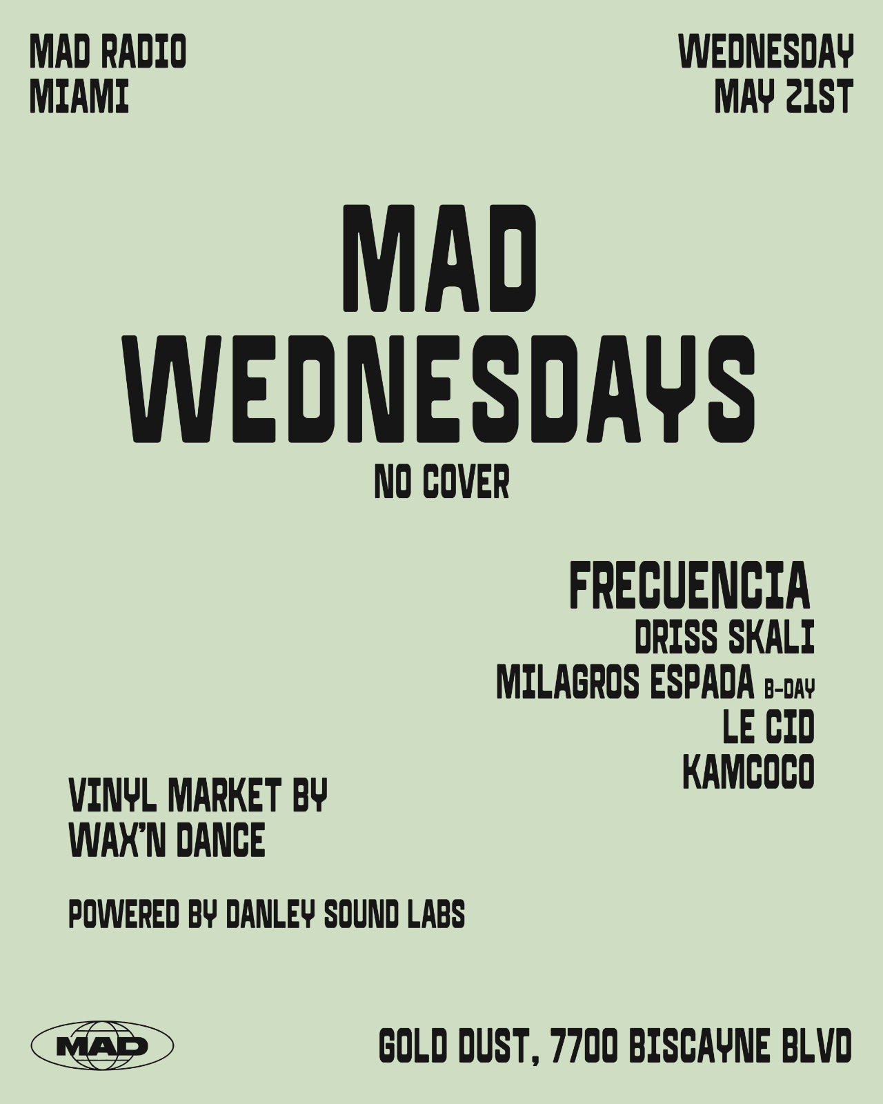 Mad Wednesday - Frecuencia