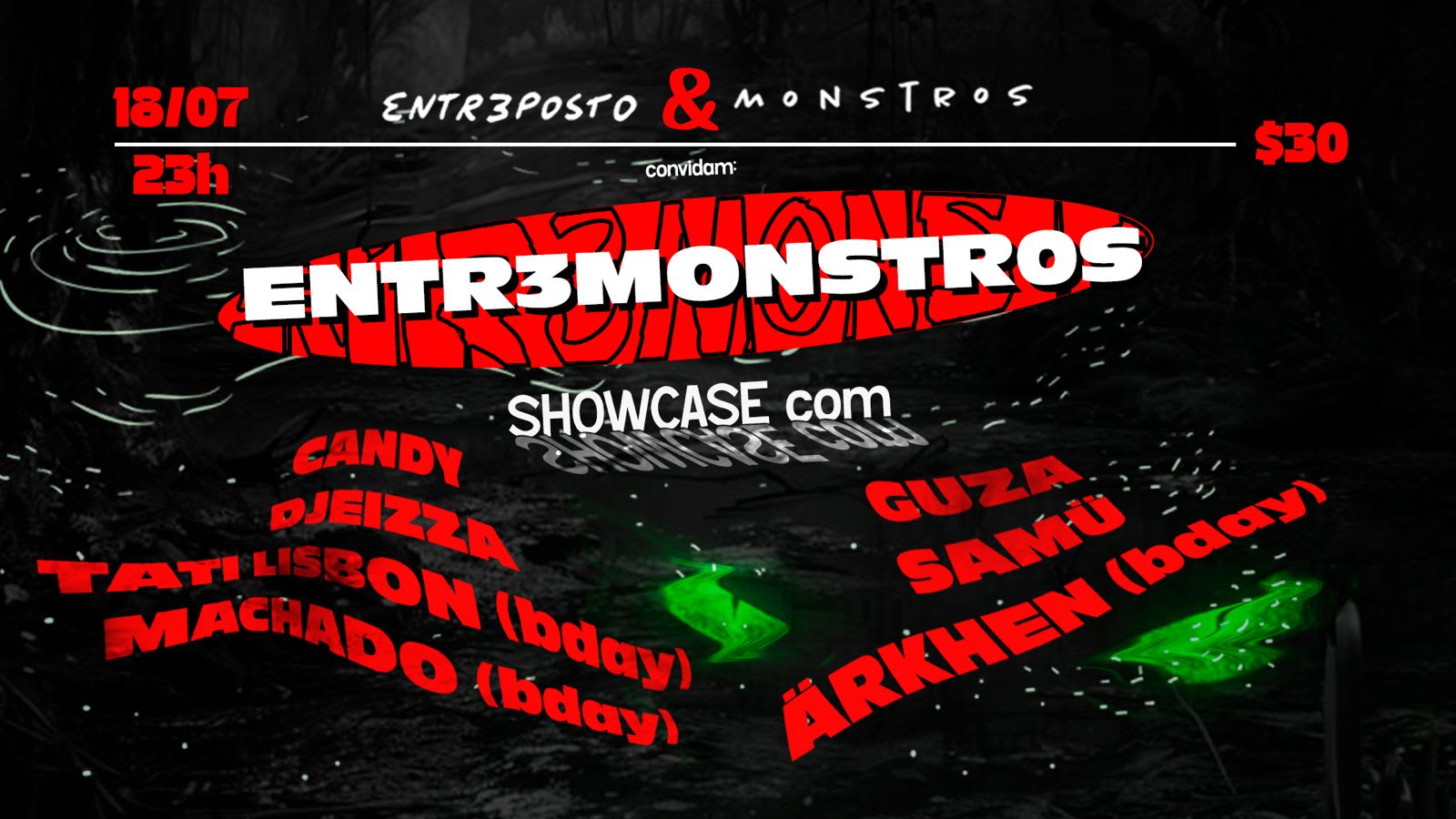 Entr3monstros: Showcase Monstros No Entr3posto