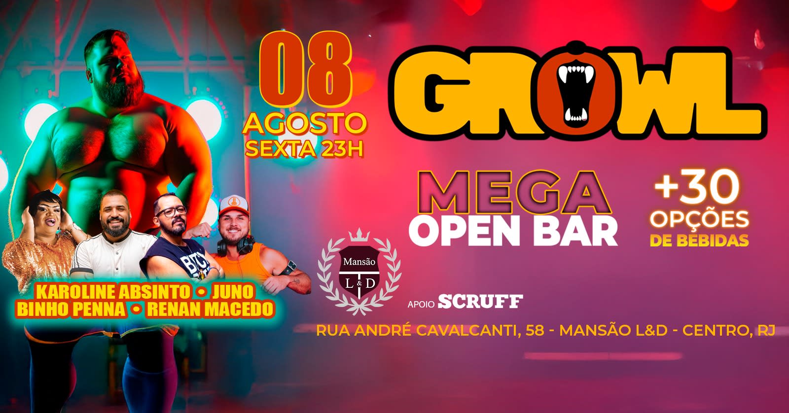 Growl - Mega Open Bar