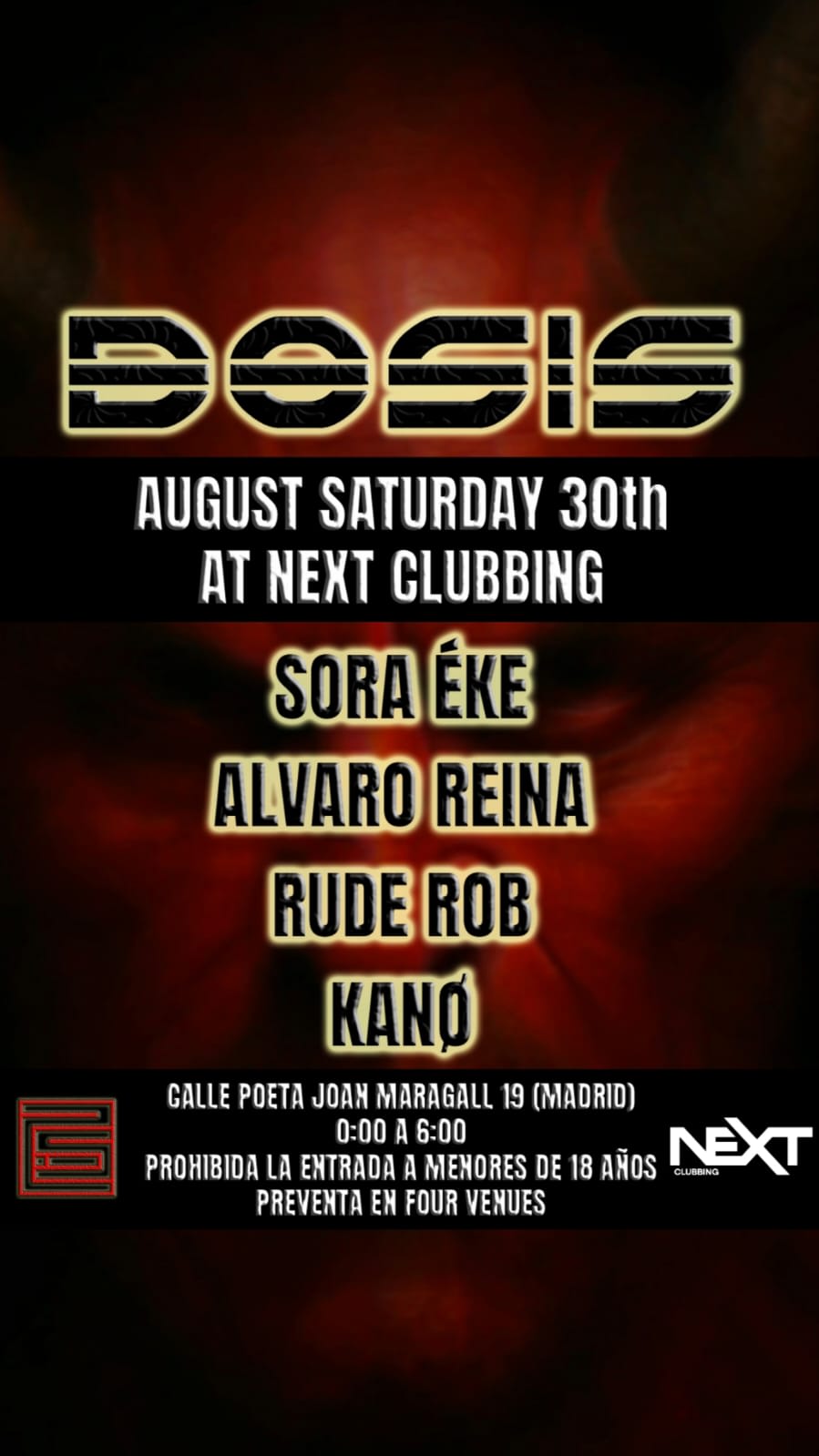 Dosis With: Sora Éke / Alvaro Reina / Rude Rob / Kanø