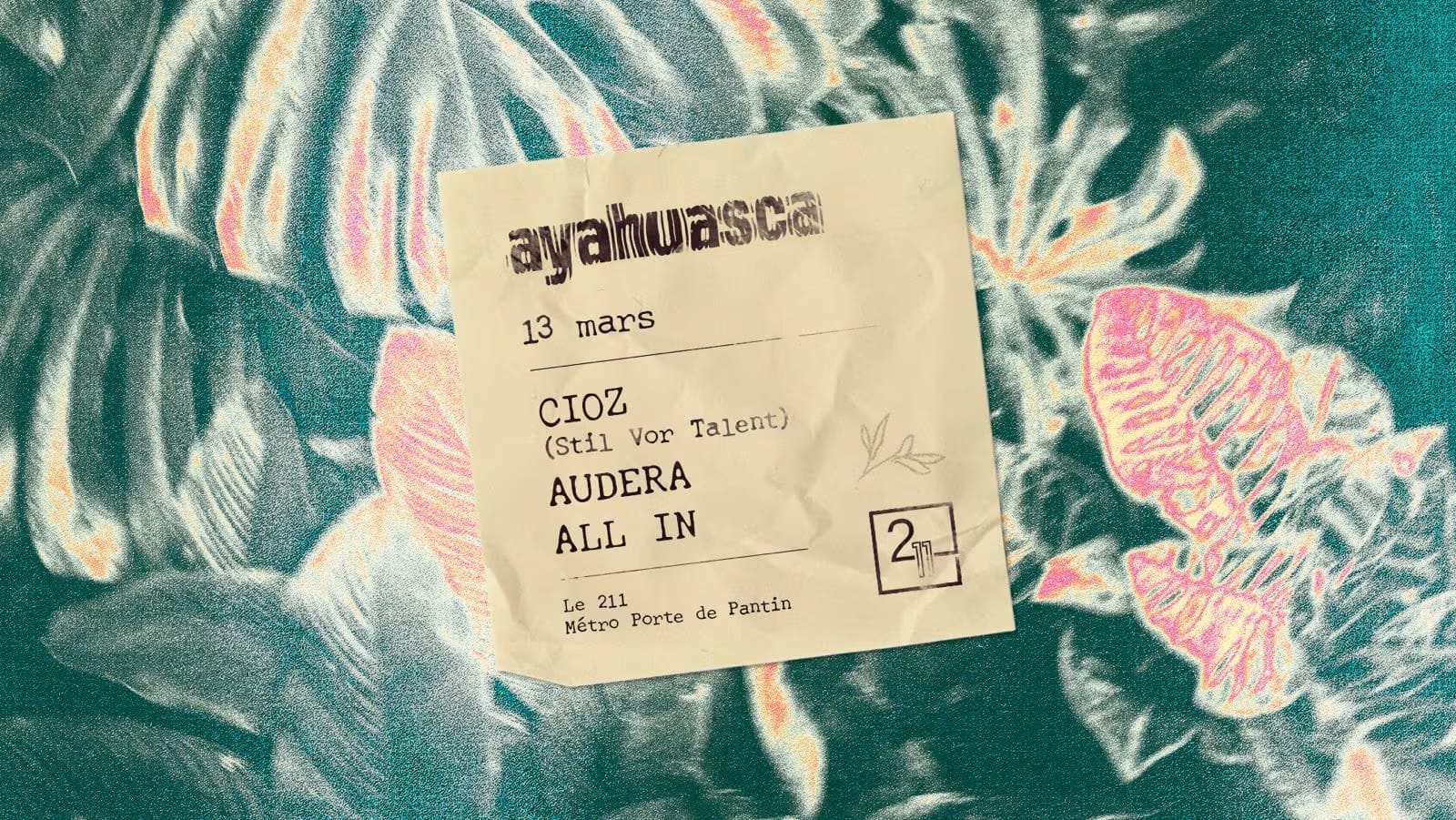 Ayahuasca - Cioz (Stil Vor Talent), Audera, All In