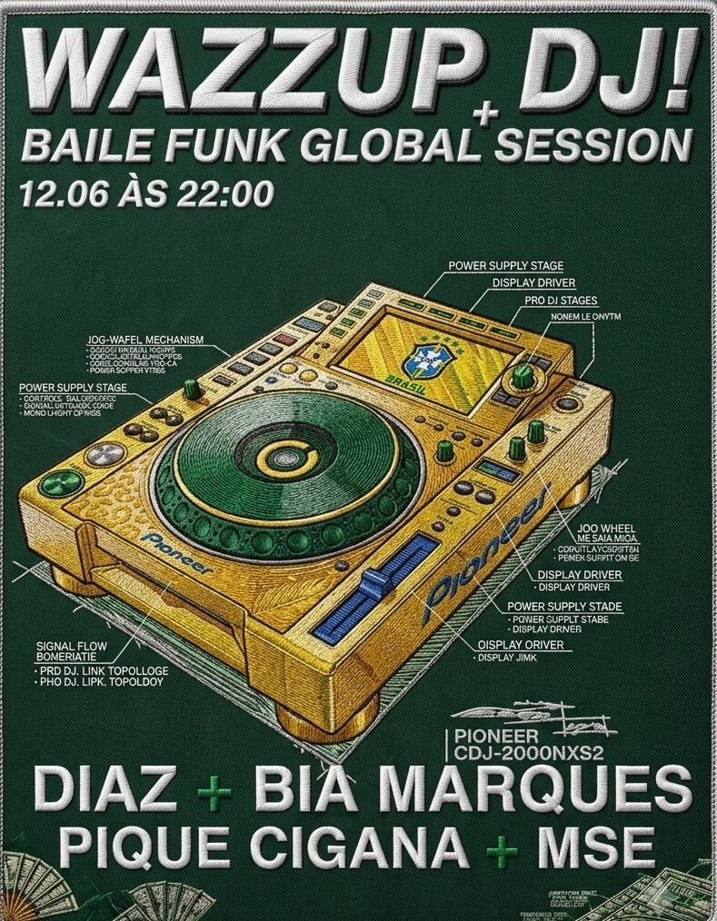 Wazzup Dj! + Baile Funk Global Session