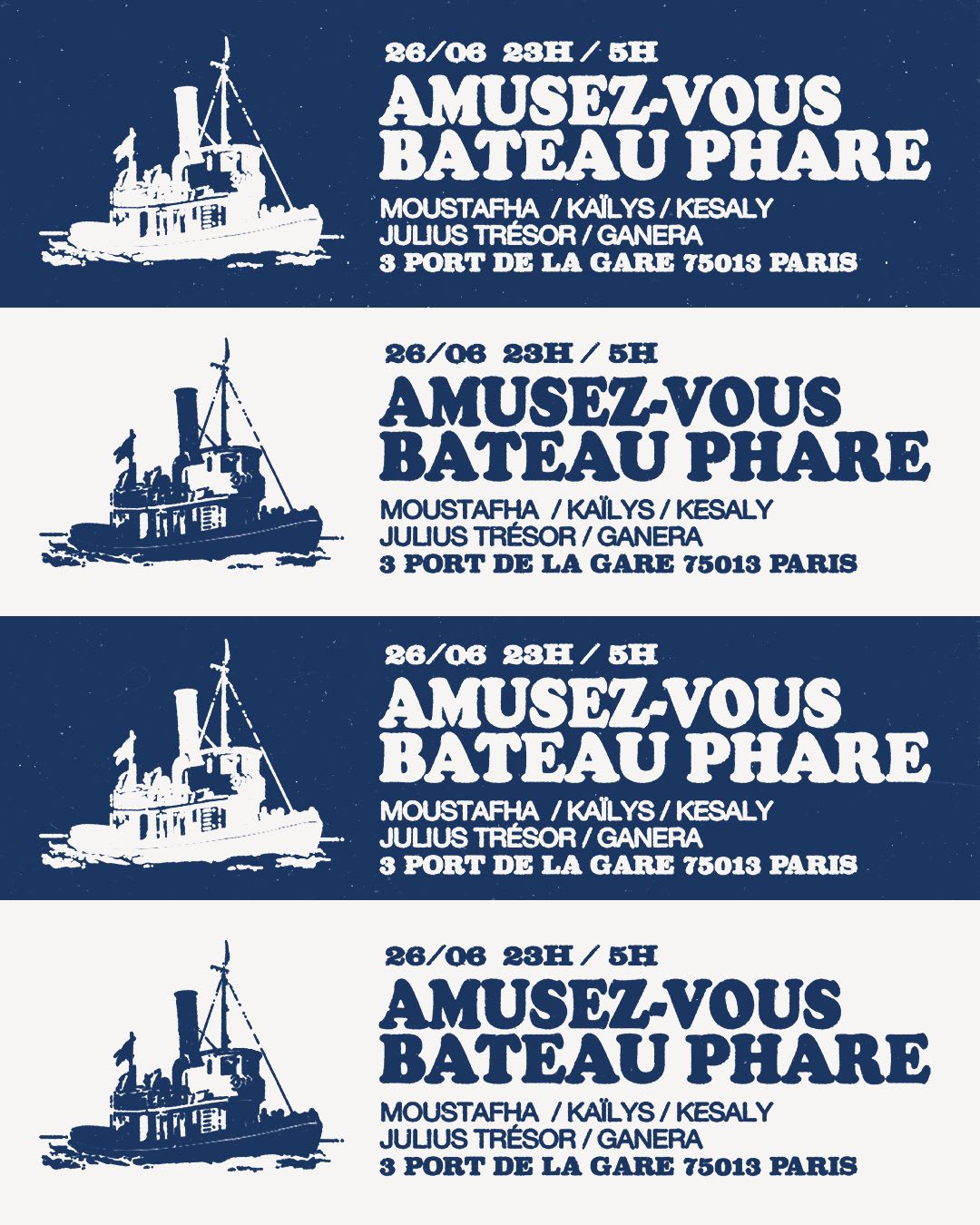 Amusez Vous @Bateau Phare 26.06.26