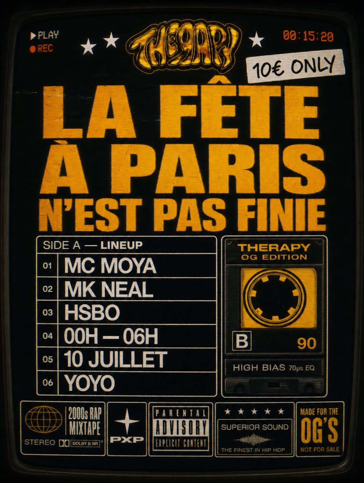 La Therapy Du Peuple / 10 Juillet @Yoyo