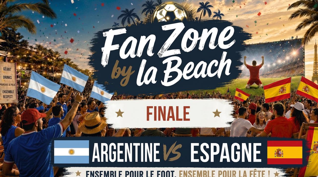 Finale Coupe Du Monde 🇪🇸Espagne - Argentine🇦🇷 @La Beach