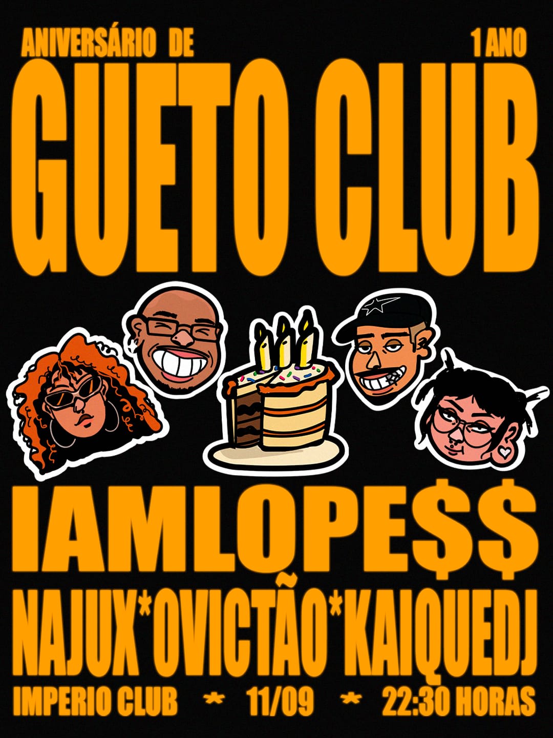 Gueto Club 1 Ano