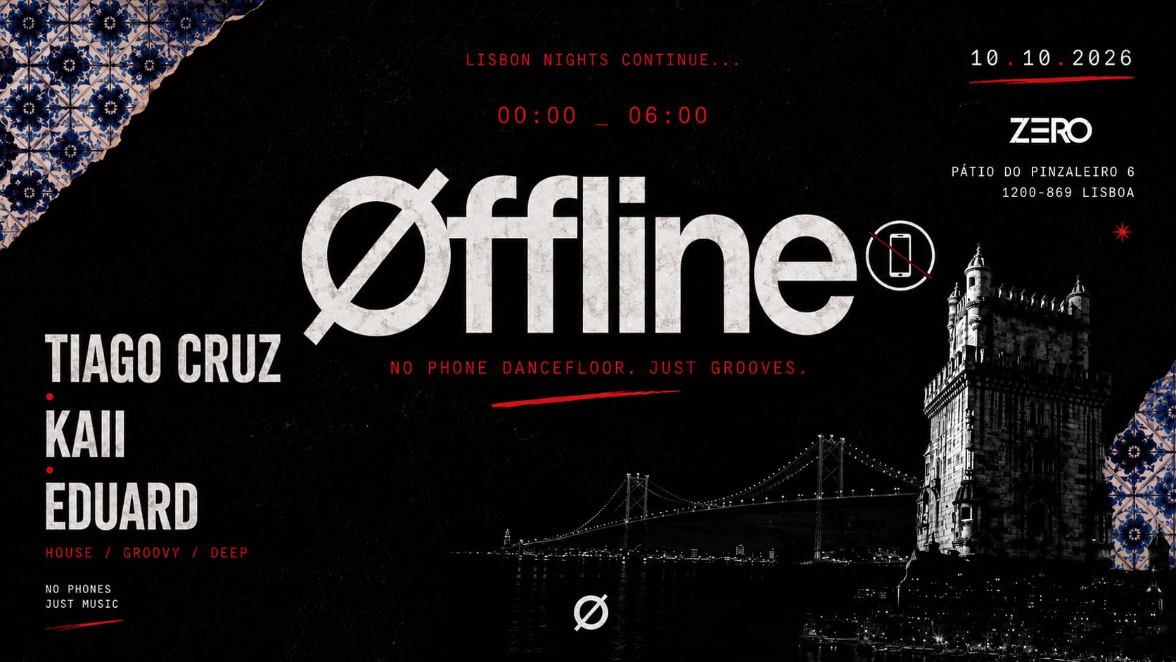 Offline Lisbon Nights Continue & Tiago Cruz Eduard Kaii