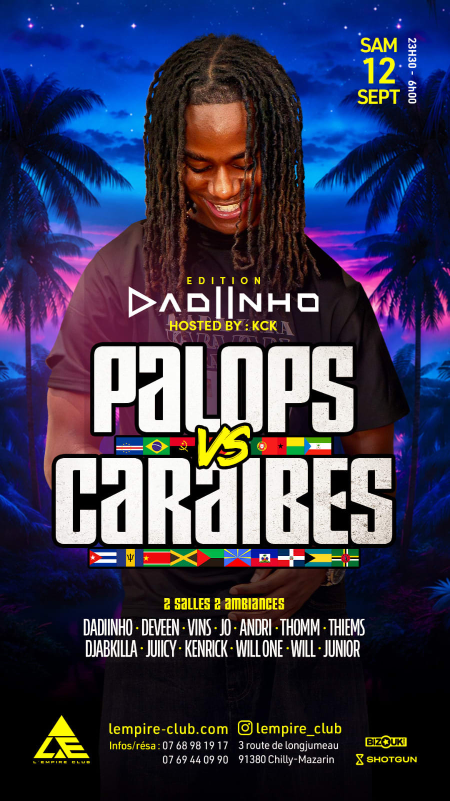 Palops Vs Caraibes