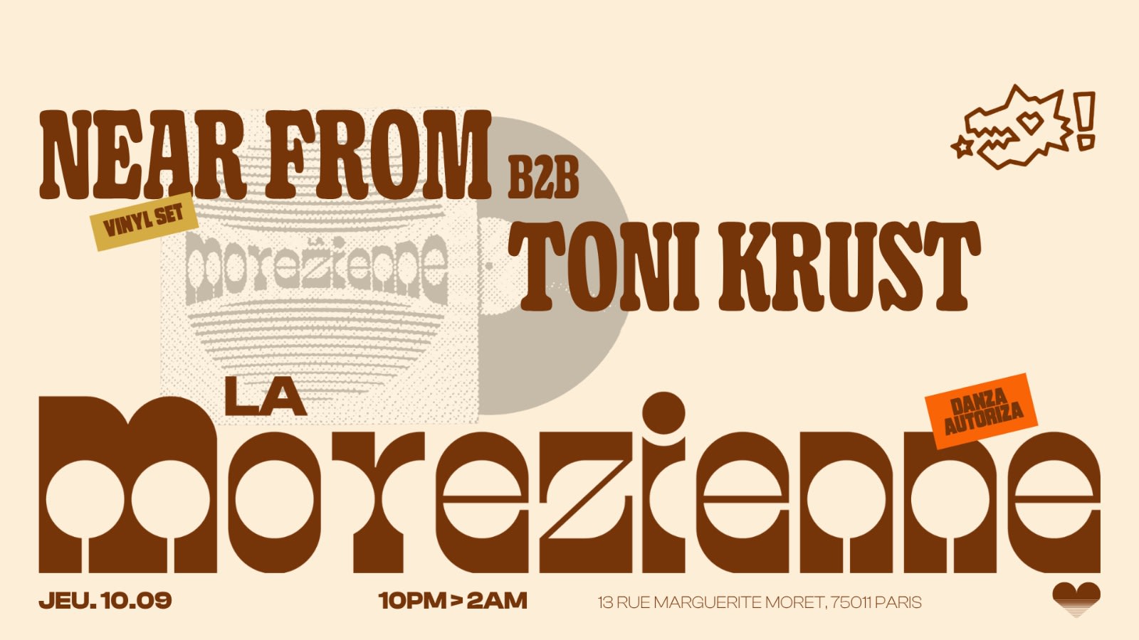 Danza Autoriza : Near From & Toni Krust