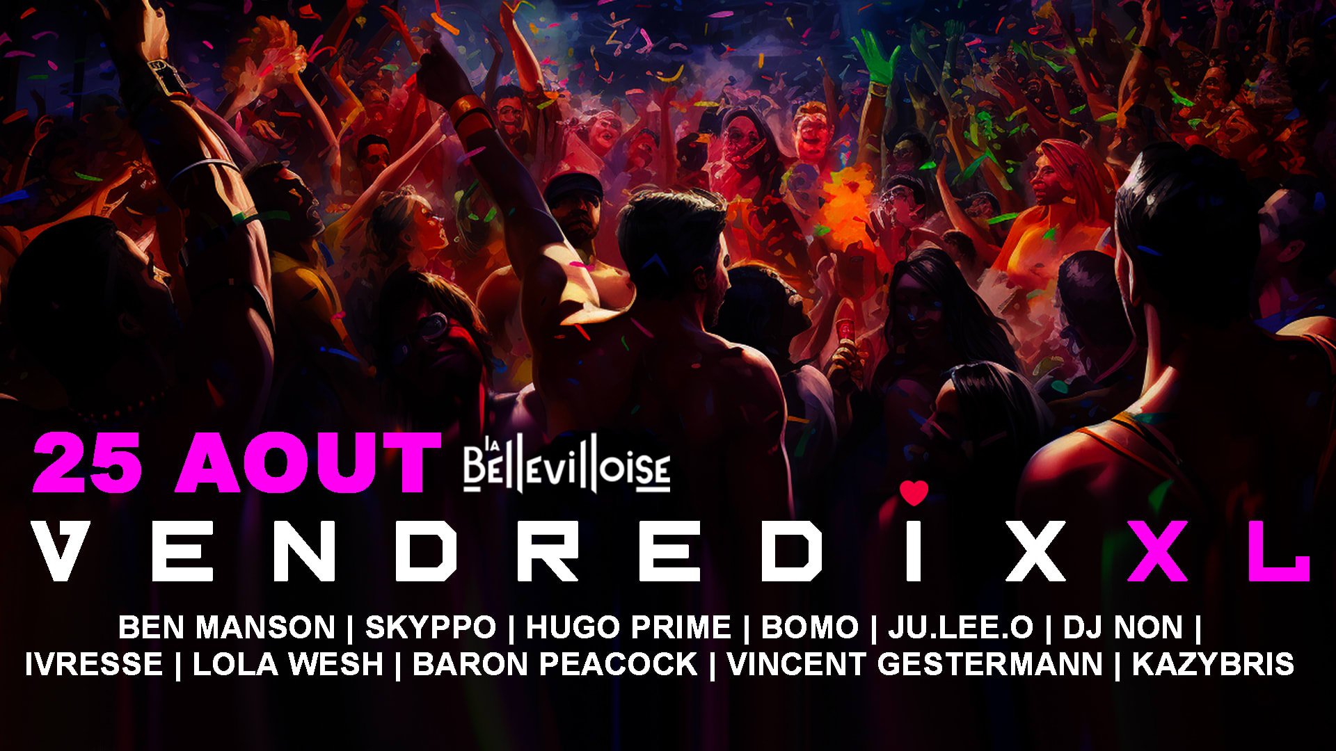 Vendredixxl Bellevilloise