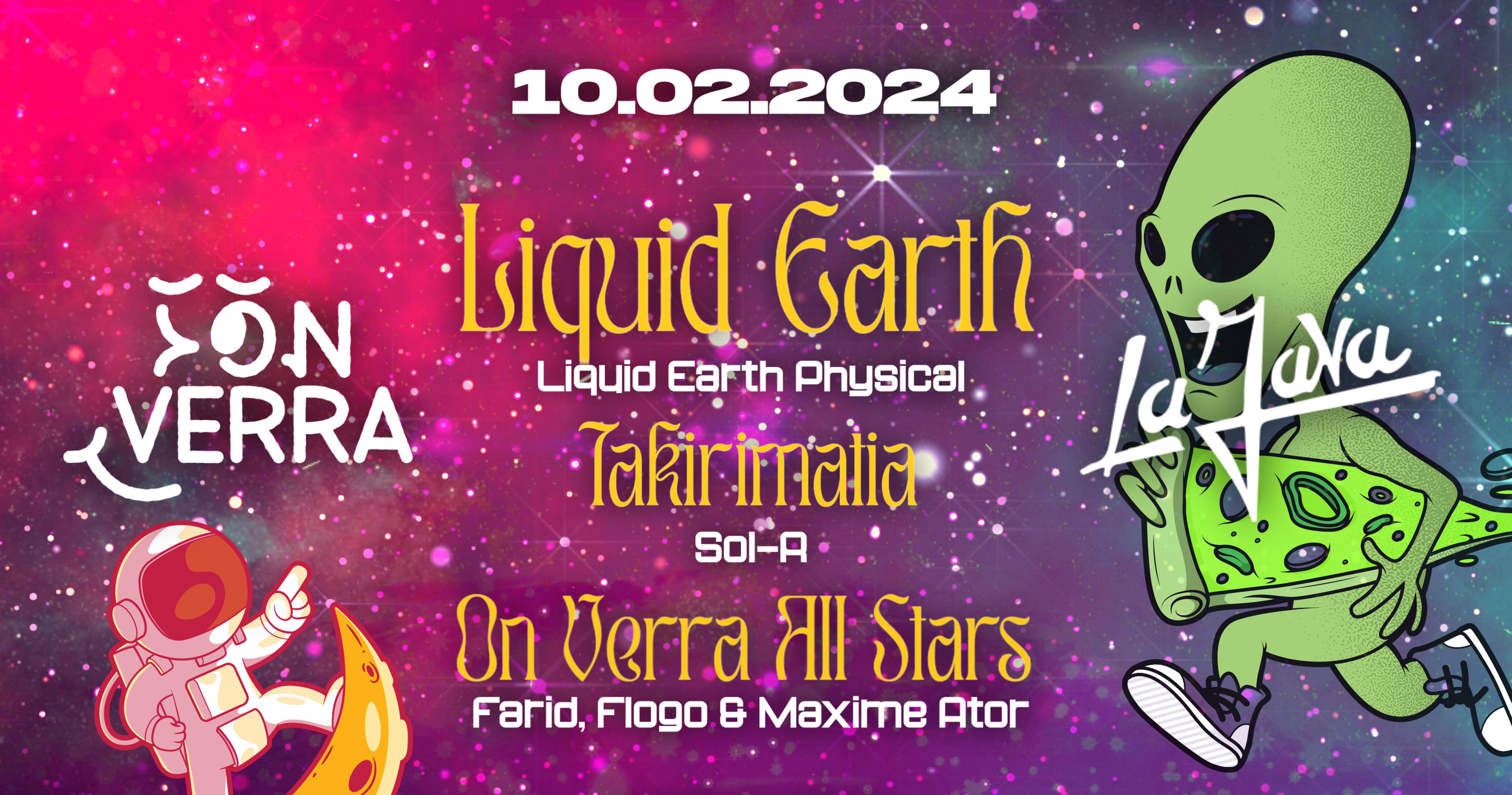 On Verra X La Java : Liquid Earth & Takirimatia (Sol-R)