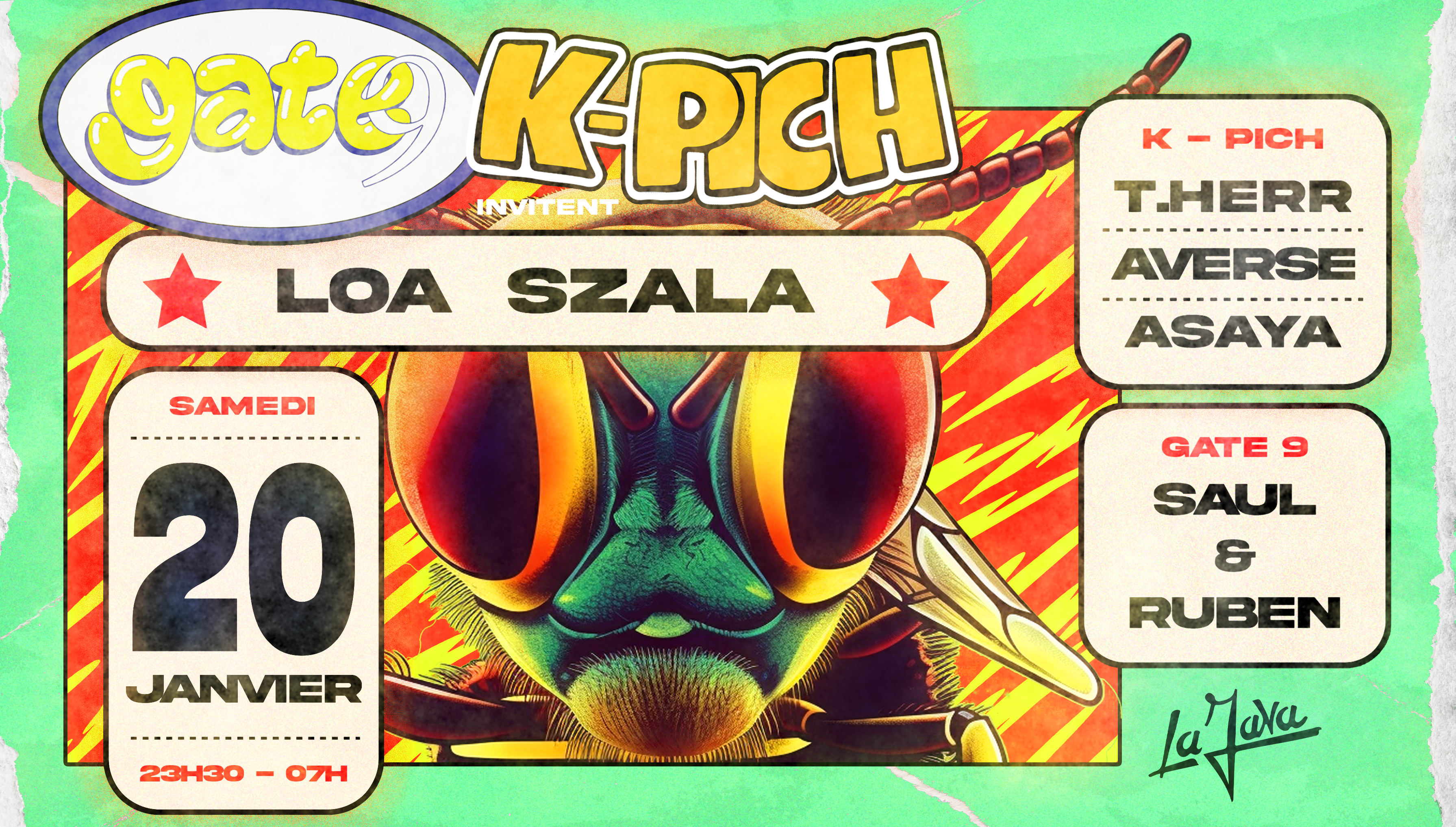 Gate 9 & K-Pich Invitent Loa Szala @Lajava