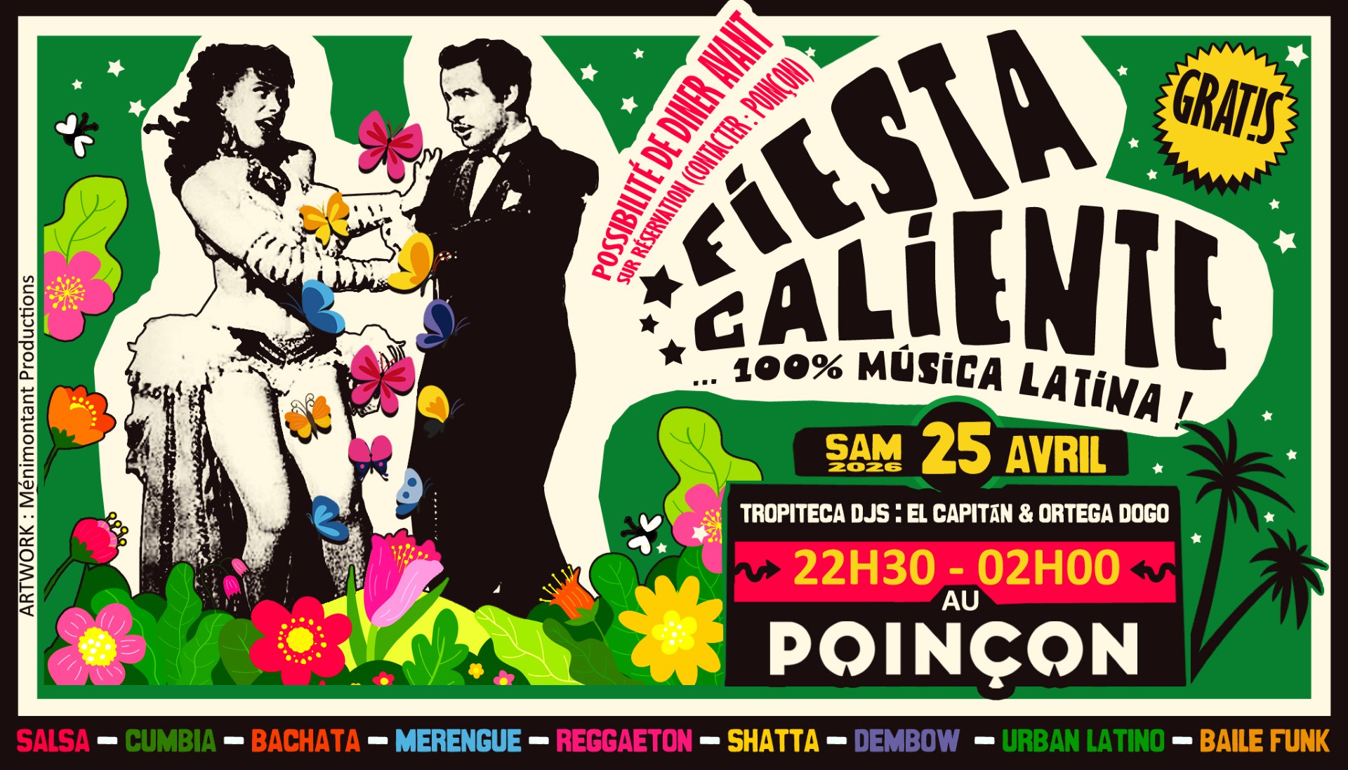 Fiesta Caliente (Soirée 100% Latino À Paris 14è)