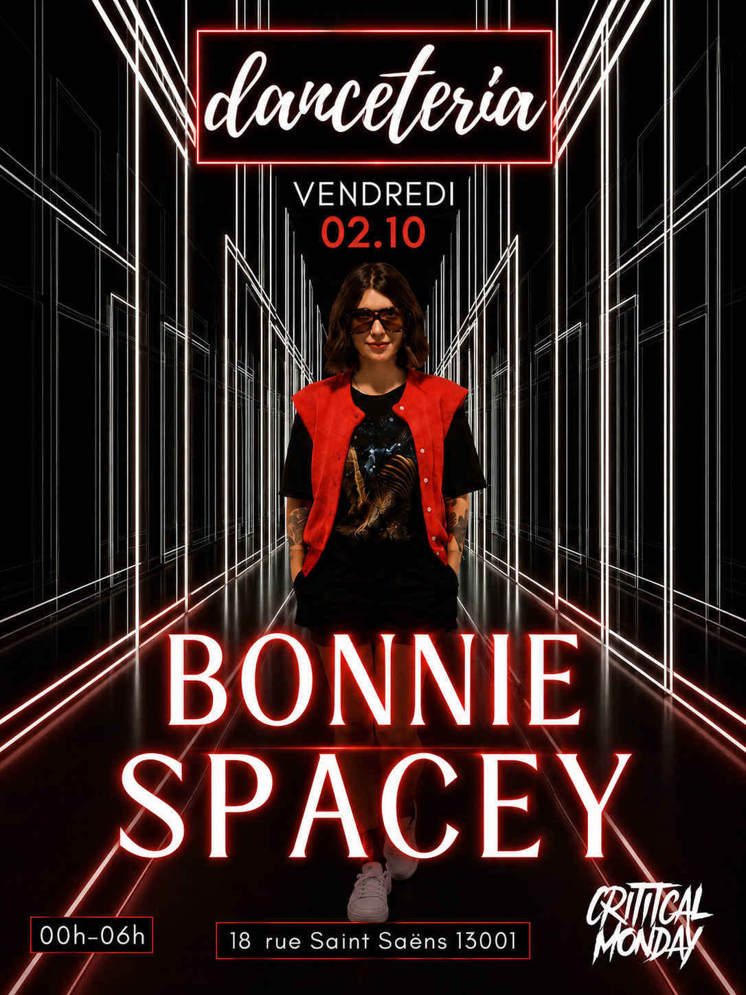 Bonnie Spacey (Critical Monday) @ Danceteria