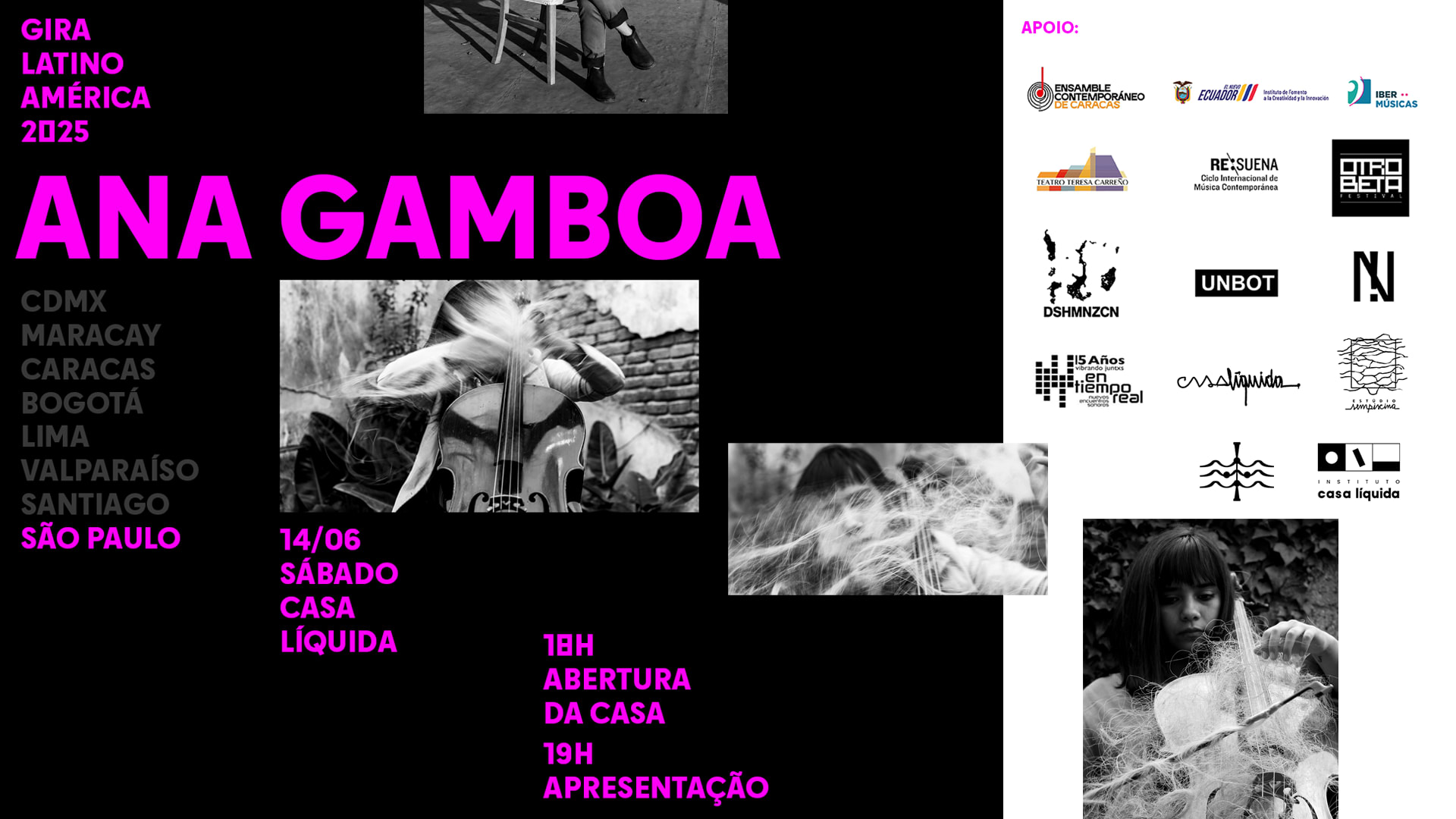 Ana Gamboa / Gira Latinoamérica, Última Apresentação