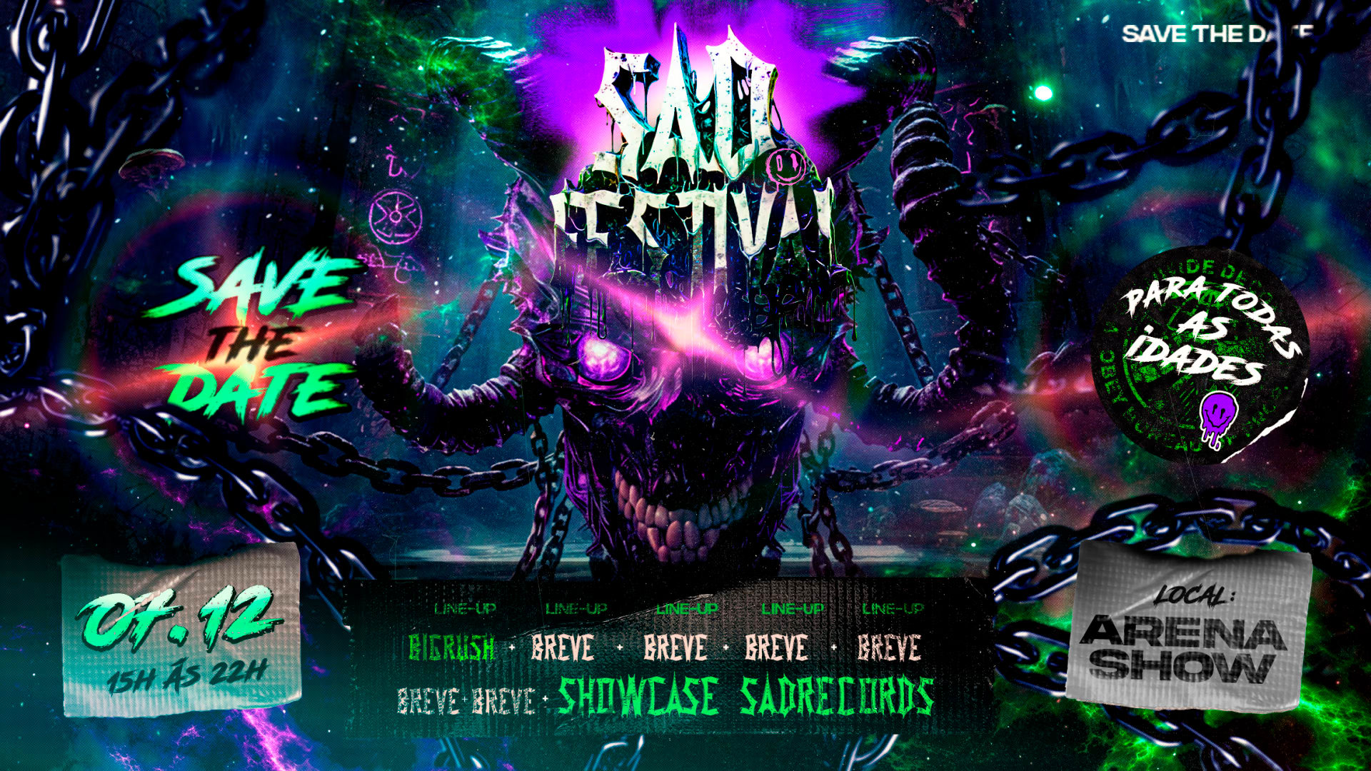 Sadfestival Primeira Edição - Para Todas As Idades
