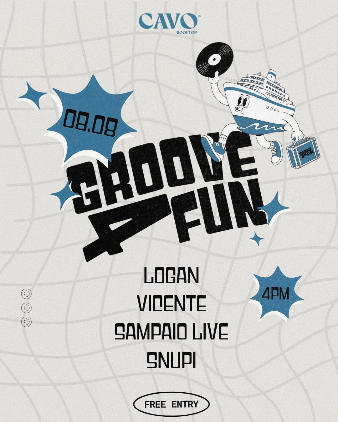 Groove4fun W/ Sampaio Live (Free Event)