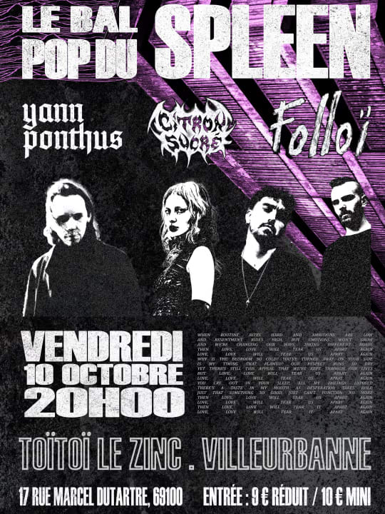 Bal Du Spleen : Citron Sucré, Yann Ponthus, Folloï