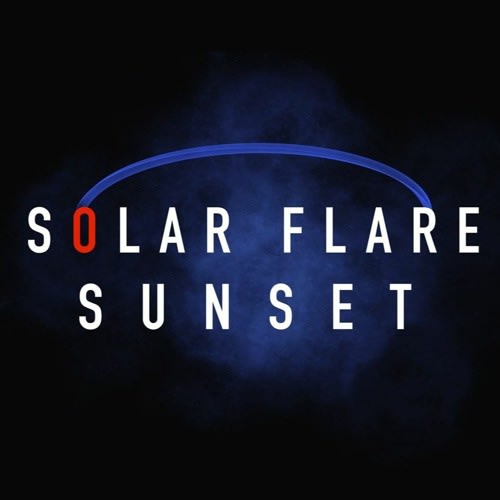 Solar Flare Sunset
