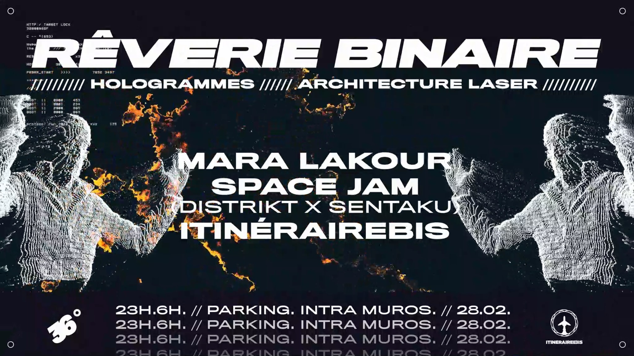 Rêverie Binaire • Mara Lakour / Space Jam • 36° X Itinéraire Bis