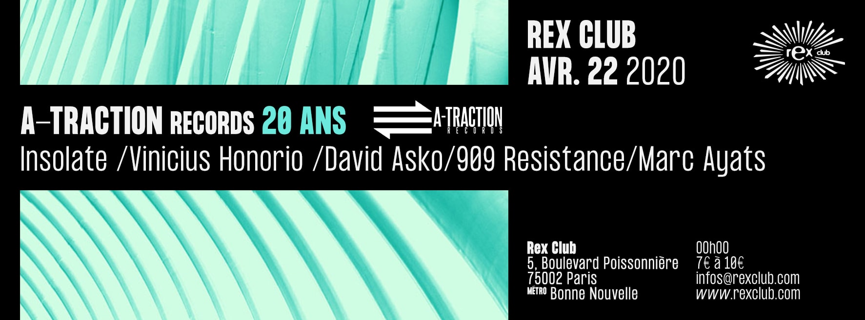 A-Traction Records 20 Years: Insolate, Vinicius Honorio, 909 Resistance, Marc Ayats, David Asko