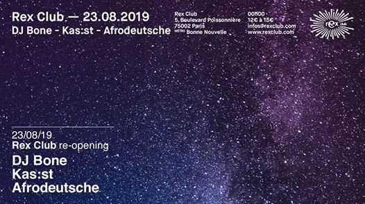 Rex Club: Dj Bone, Kas:St, Afrodeutsche