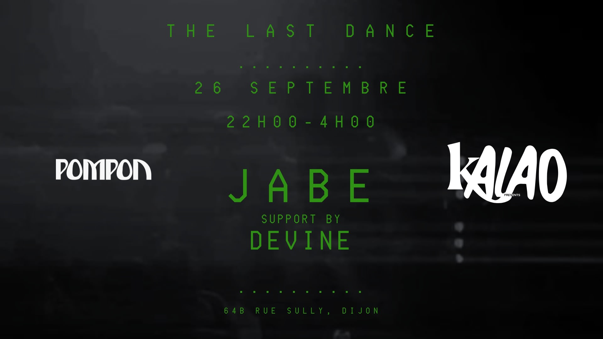 Kalao | 26 Septembre | Pompon Dijon