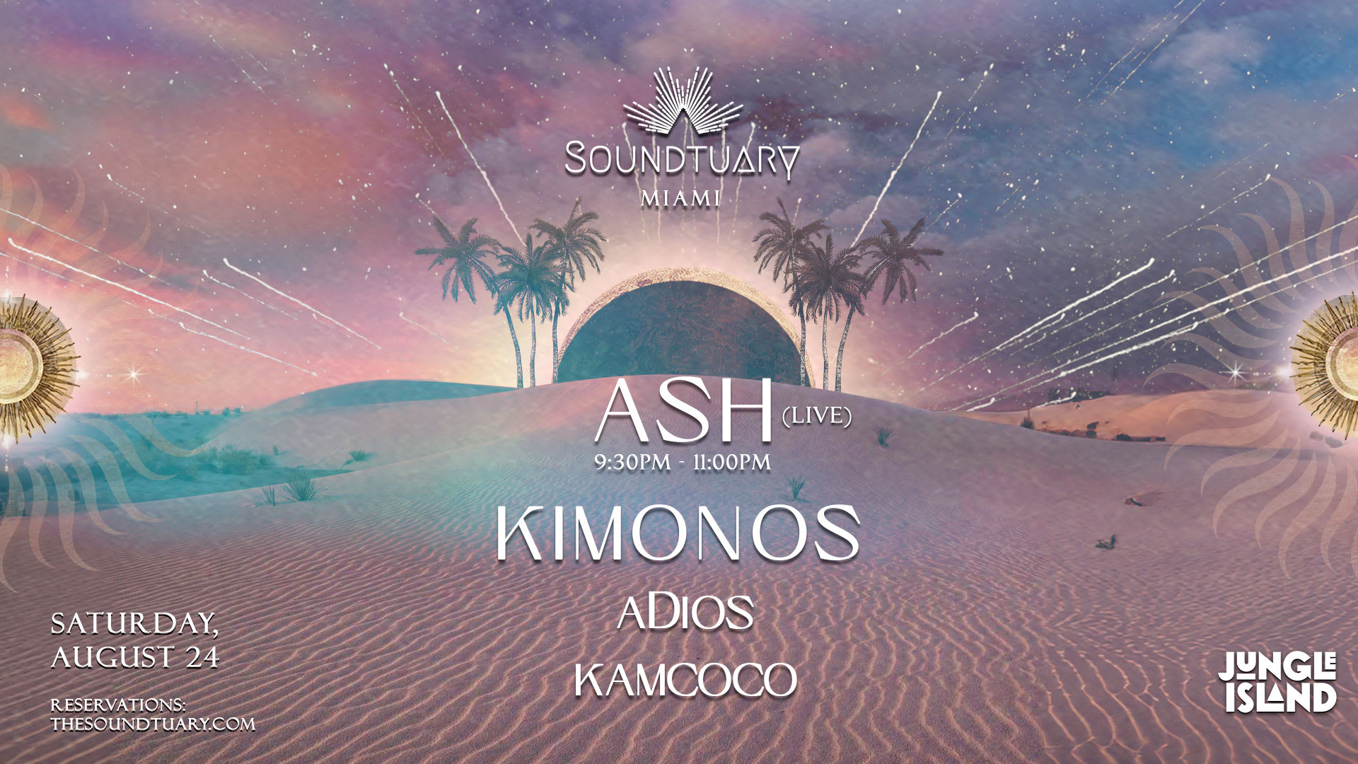 Soundtuary Presents Ash (Live) & Kimonos | Jungle Island