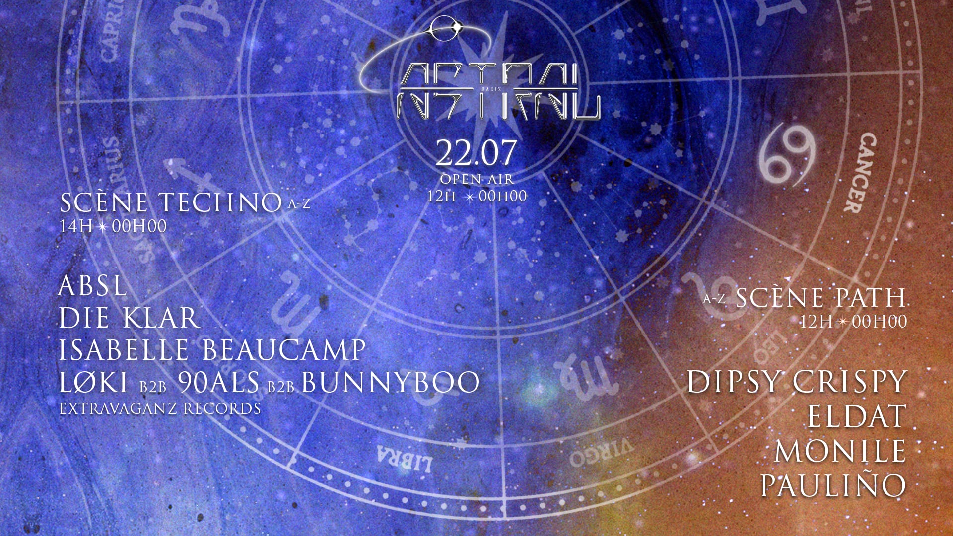 Astral Open Air : Noon To Moon