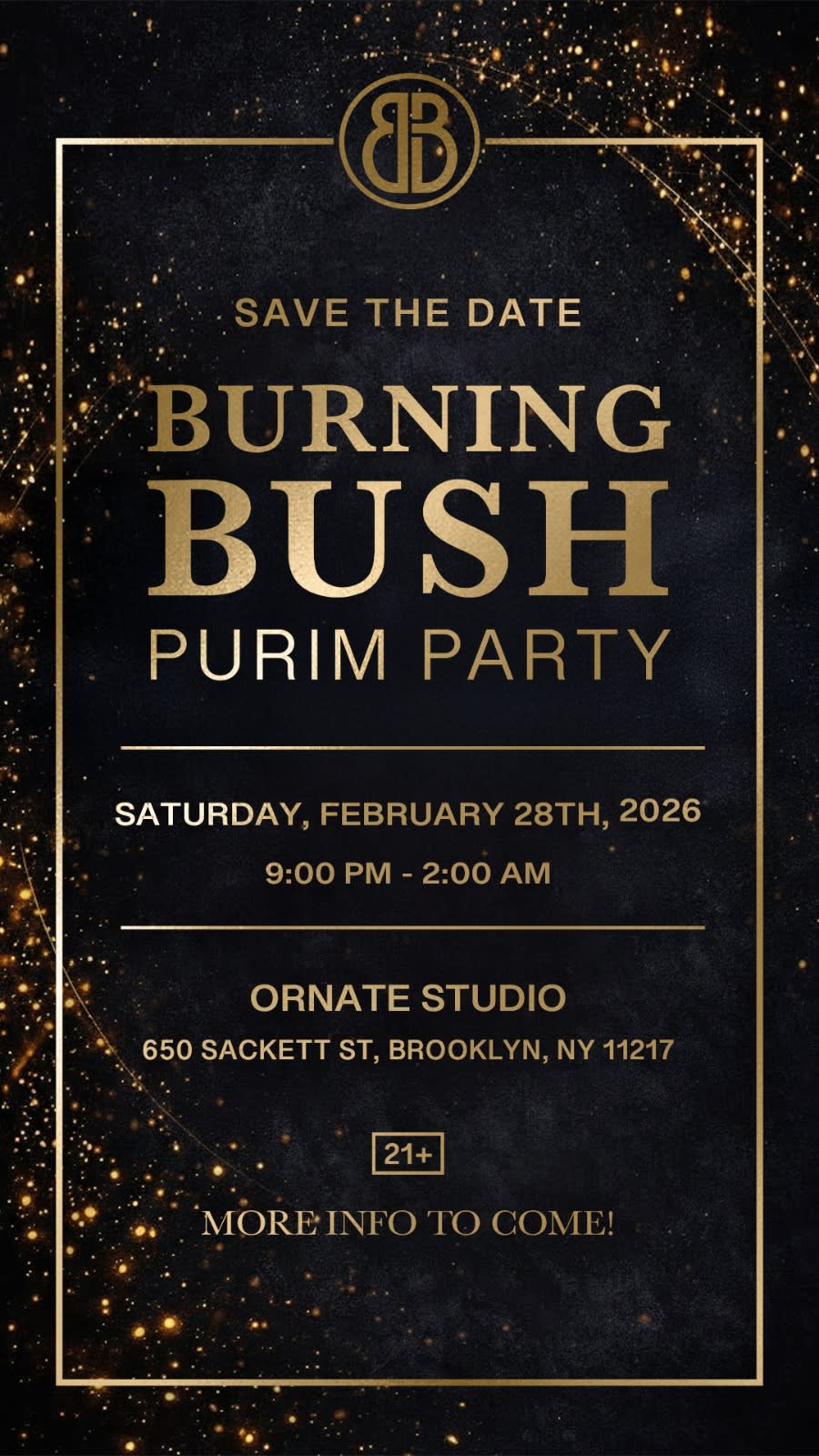 Burning Bush Purim Party