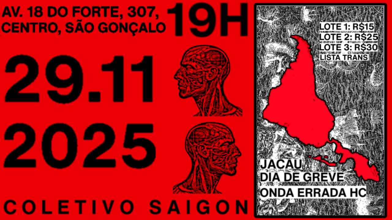Jacau (Ba) + Dia De Greve + Onda Errada Hc