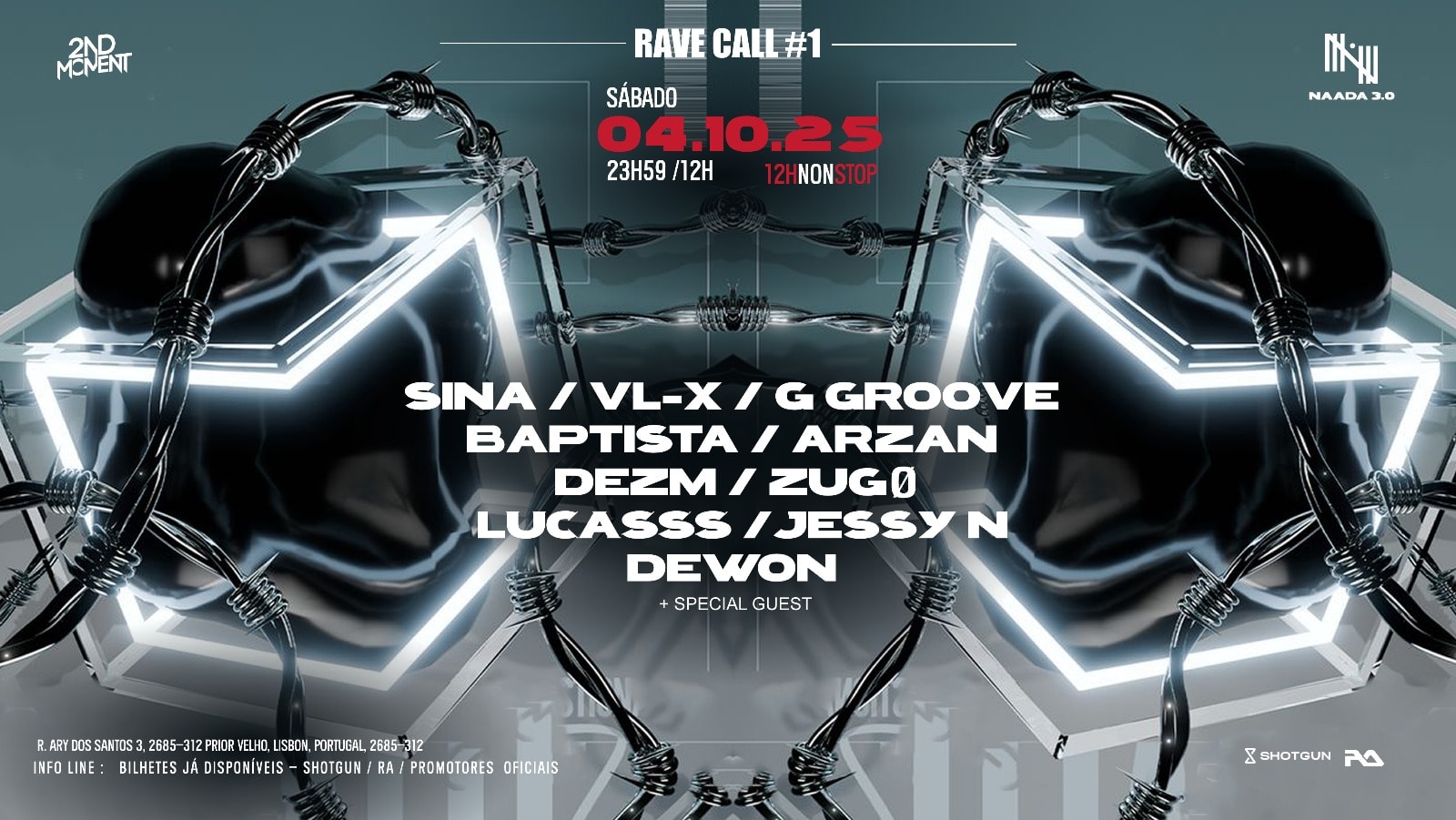 2ndmoment Present's:Ravecall W/Special Guest's At Naada