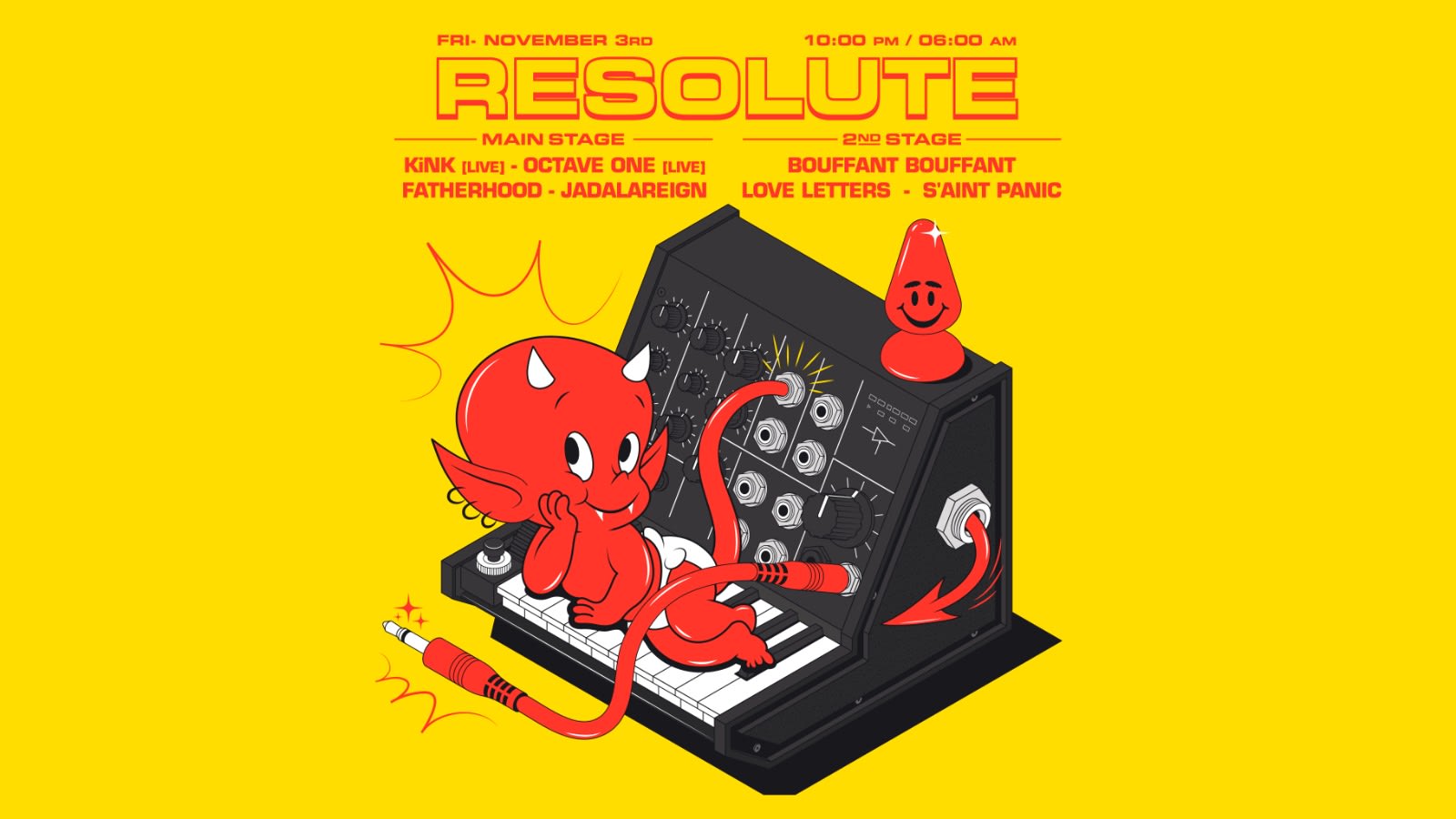 Resolute Presents: Kink Live, Octave One Live + More