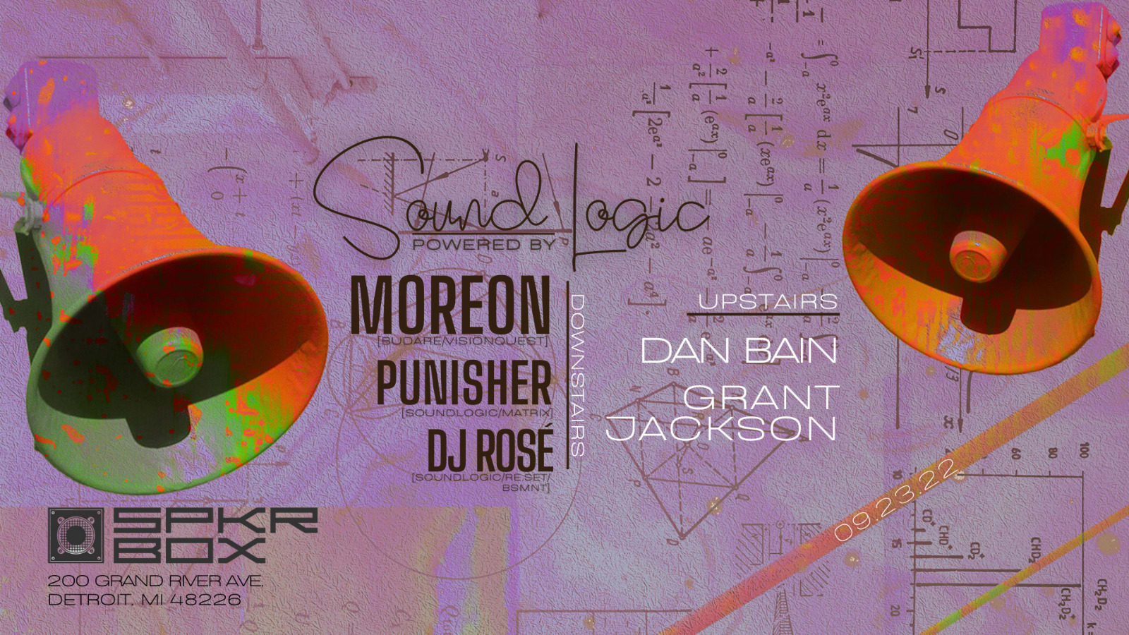 Sound Logic X Spkrbox - Powered By - Moreon, Punisher 